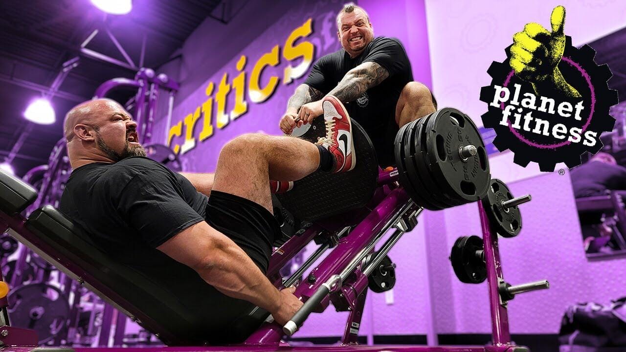 Leg press machine at planet online fitness